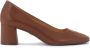 Kazar Klassieke bruine pumps met vierkante neus Brown Dames - Thumbnail 1