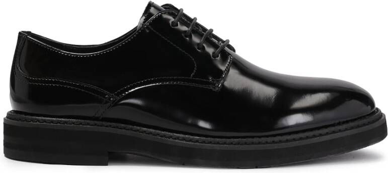 Kazar Klassieke zwarte derby halfschoenen Black Heren