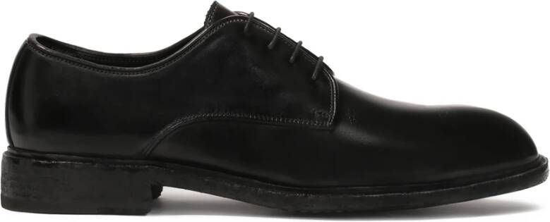 Kazar Klassieke zwarte halfschoenen op een leren zool Black Heren