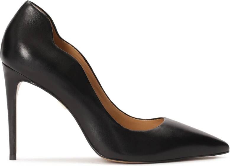 Kazar Klassieke zwarte korrellederen pumps Black Dames