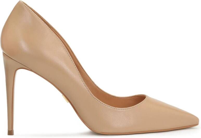 Kazar Leren pumps in naaktkleur Beige Dames