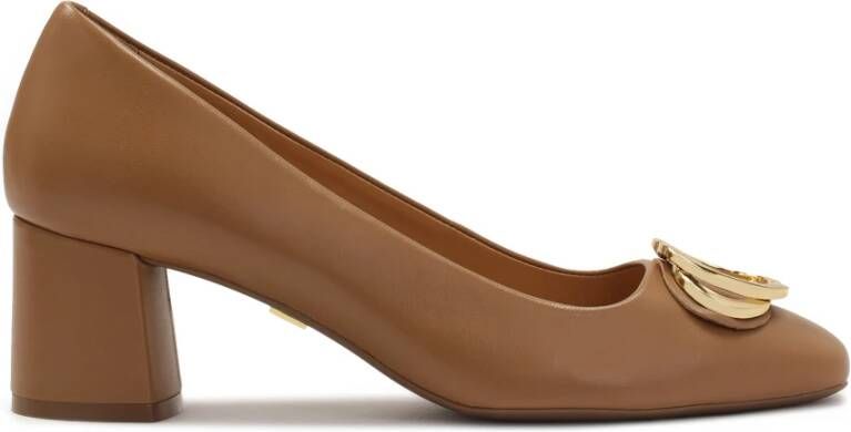 Kazar Leren pumps met comfortvoering Brown Dames