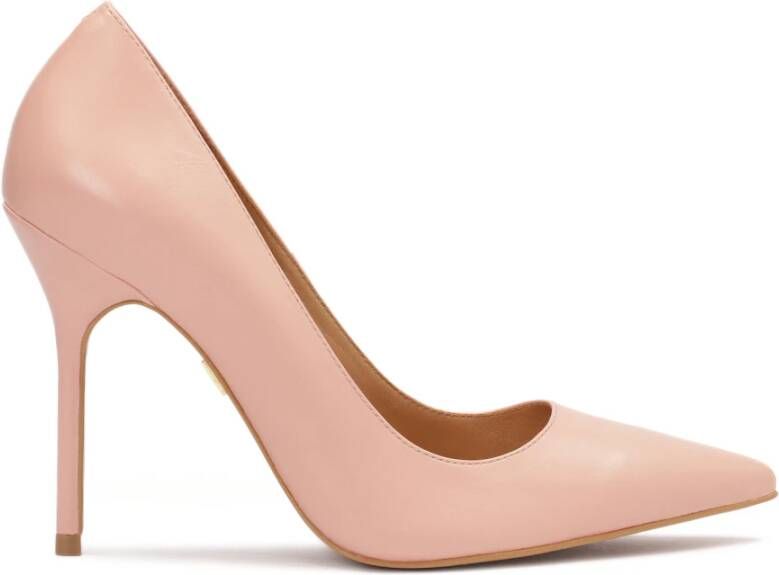 Kazar Leren pumps met een slanke hak Pink Dames