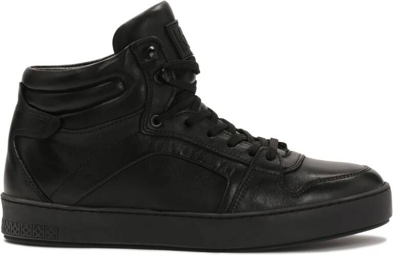 Kazar Leren sneakers met een hogere bovenkant Black Heren