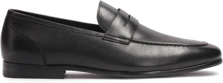 Kazar Loafers gemaakt van natuurlijk leer in zwart Black Heren