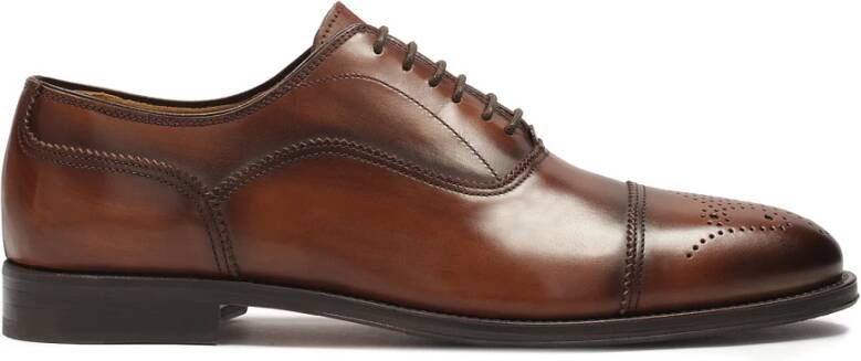 Kazar Luxe formele schoenen met openwerksieraden en gesloten naad Brown Heren