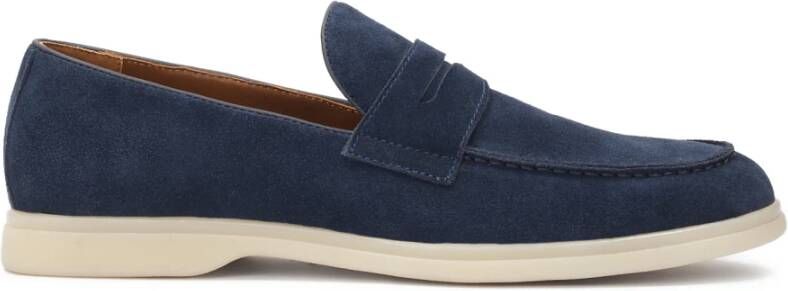 Kazar Marineblauwe instap-casual halfschoenen Blue Heren