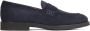 Kazar Marineblauwe Suède Loafers Stijlvol Model Blue Heren - Thumbnail 2