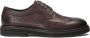 Kazar Maroon brogue halfschoenen gemaakt van natuurlijk leer Brown Heren - Thumbnail 1