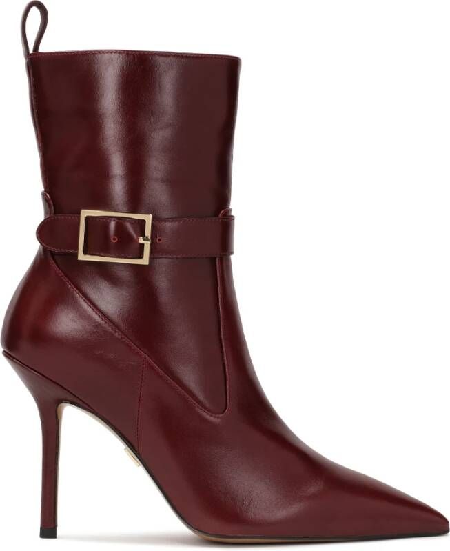 Kazar Maroon laarzen met puntige tenen Brown Dames