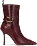 Kazar Maroon laarzen met puntige tenen Brown Dames - Thumbnail 1