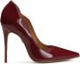 Kazar Maroon pumps met gerimpelde rand bovenaan Brown Dames - Thumbnail 1