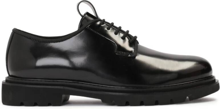 Kazar Minimalistische Derby schoenen met dikke zool Black Heren