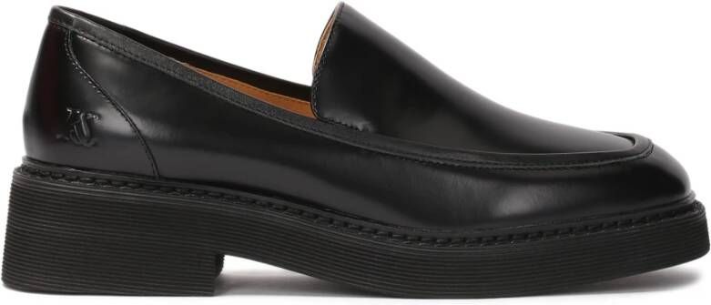 Kazar Minimalistische halfschoenen op een platte zool Black Dames