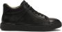 Kazar Minimalistische heren sneakers van glad leer Black Heren - Thumbnail 1