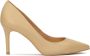 Kazar Minimalistische leren pumps Brown Dames - Thumbnail 2