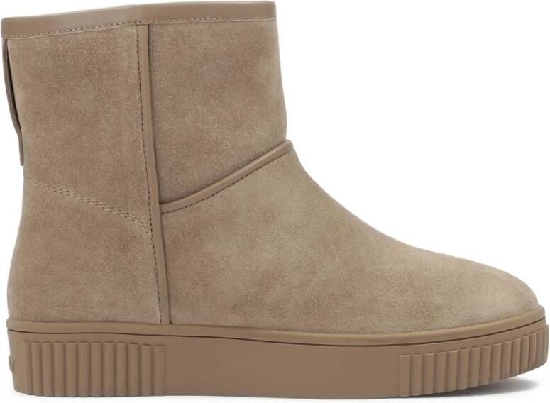 Kazar Minimalistische suède sneeuwlaarzen Beige Dames