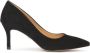 Kazar Minimalistische zwarte suède stiletto pumps Black Dames - Thumbnail 2