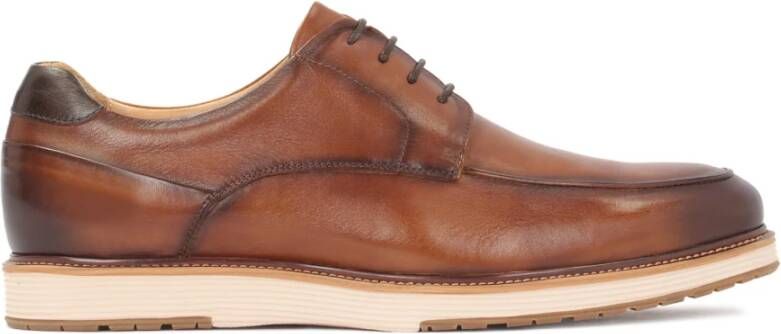 Kazar Moderne Derby Schoenen Comfortabele Zool Brown Heren