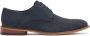 Kazar Navy Blauwe Geperforeerde Derby Schoenen Blue Heren - Thumbnail 1