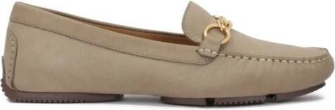 Kazar Nubuck mocassins met flexibele zool Beige Dames