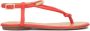 Kazar Rode flip-flop-stijl sandalen met een medailleversiering Red Dames - Thumbnail 1