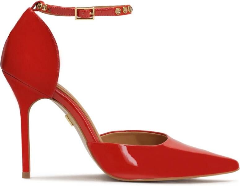 Kazar Rode lakleren pumps Red Dames