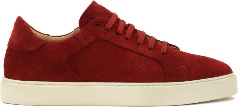 Kazar Rode sneakers met klassieke vetersluiting Red Heren