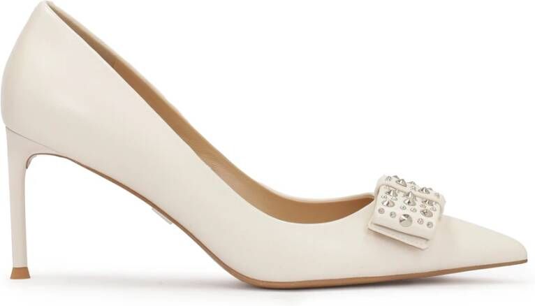 Kazar Room strass strik pumps Beige Dames