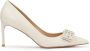 Kazar Room strass strik pumps Beige Dames - Thumbnail 1