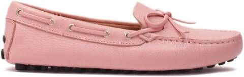 Kazar Roze leren mocassins met teenstuk Pink Dames