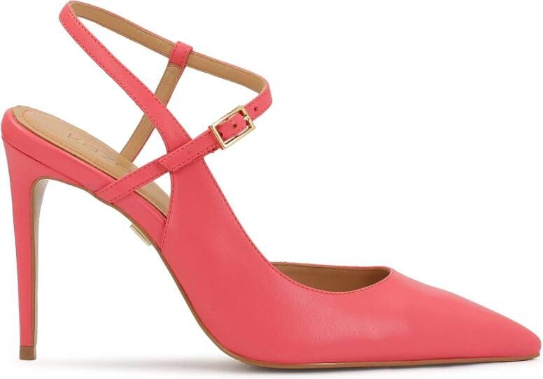 Kazar Roze pumps met open hiel Pink Dames