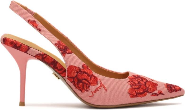 Kazar Roze pumps versierd met geborduurde bloemen Multicolor Dames