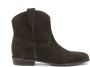 Kazar Slip on suède cowboy laarzen op een platte hak Brown Dames - Thumbnail 1