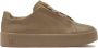 Kazar Sneakers in taupe kleur met versierde tong Beige Dames - Thumbnail 1