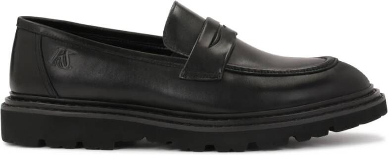 Kazar Studio Zwarte loafers op een dikkere zool Black Heren