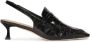 Kazar Studio Zwarte open pumps met slingback hak Black Dames - Thumbnail 2