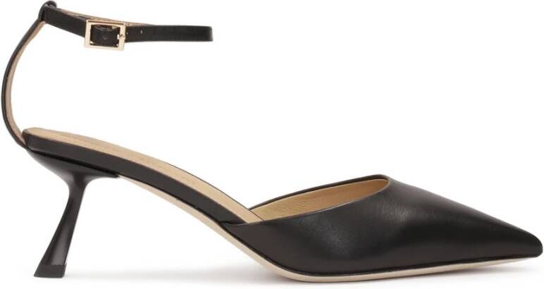 Kazar Studio Zwarte pumps met hak en uitgesneden bovendeel Black Dames