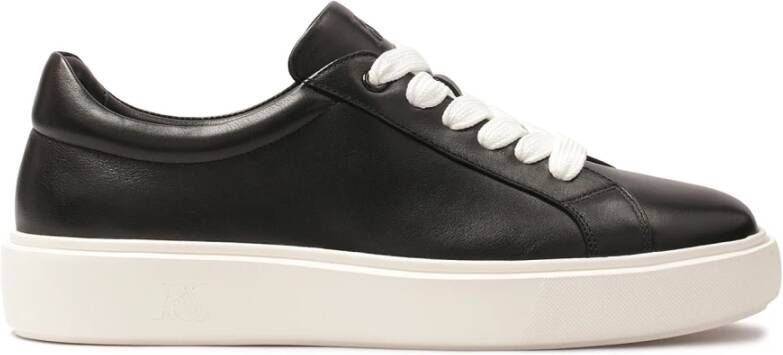 Kazar Studio Zwarte sneakers op contrasterende zool Black Heren