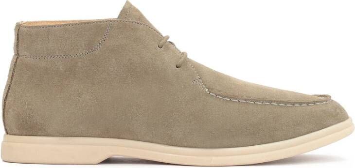 Kazar Taupe Suède Oxford Schoenen Beige Heren