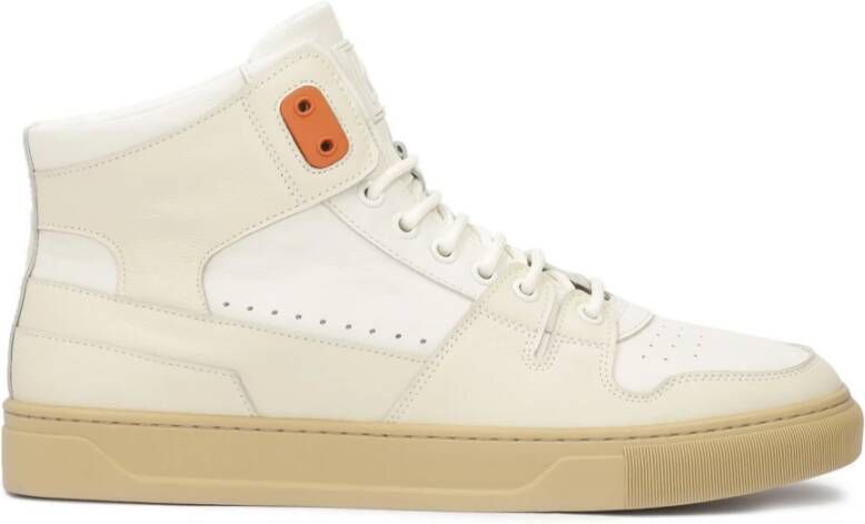 Kazar Tijdloze herensneakers met hoge schacht White Heren