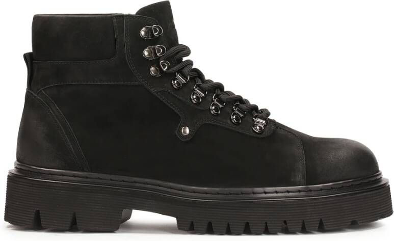 Kazar Veterschoenen van nubuckleer Black Heren