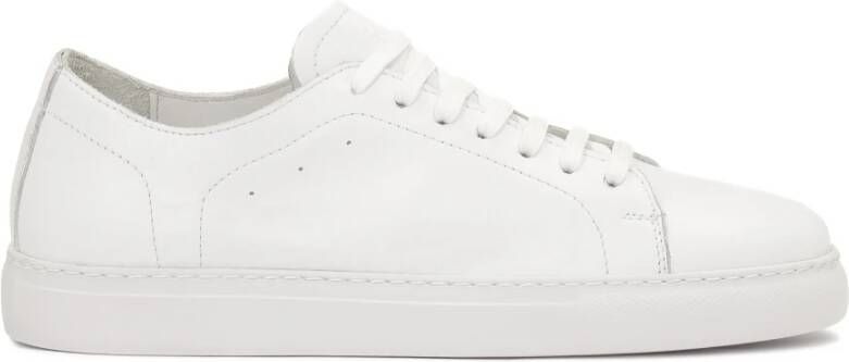 Kazar Witte heren sneakers met veters White Heren