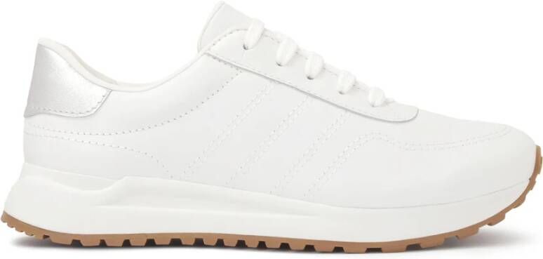 Kazar Witte leren hardloopschoenen White Dames