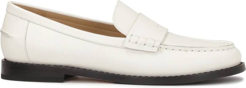 Kazar Witte Leren Instap Halfschoenen White Dames