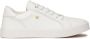 Kazar Witte leren sneakers met gouden elementen White Dames - Thumbnail 2