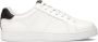 Kazar Witte sneakers met zwarte hielkap White Heren - Thumbnail 1