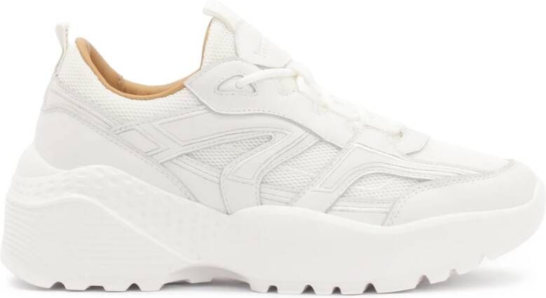 Kazar Witte sneakers op een dikke zool White Dames