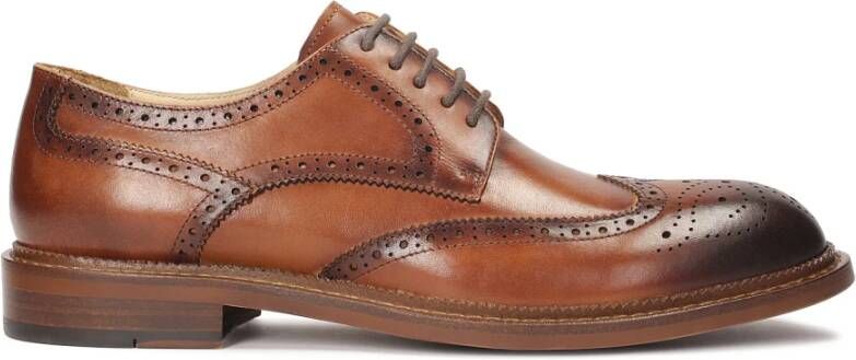 Kazar Zakelijke brogue halfschoenen met opengewerkte decoratie Brown Heren