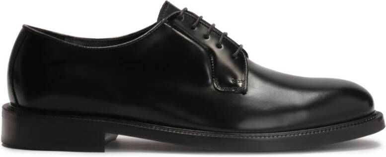 Kazar Zakelijke zwarte leren halfschoenen Black Heren